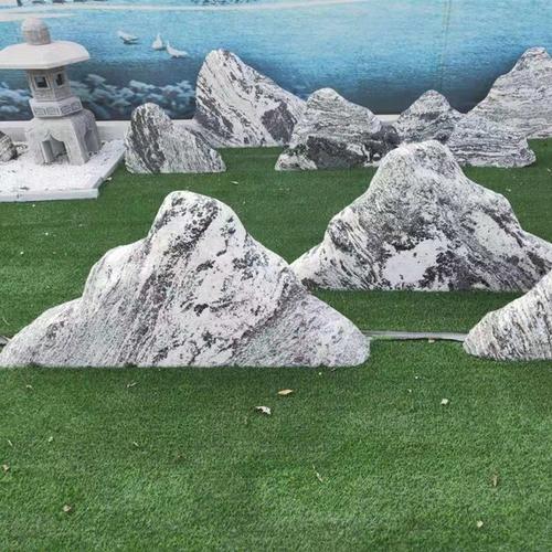 曲阳雪浪石与泰山石切片 一方庭院里的山水大境